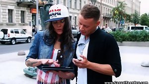 Watch Informal A Laugh With Teen Porn Sightseer