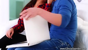 Watch Informal Sex With Nerdy Artwork Fan